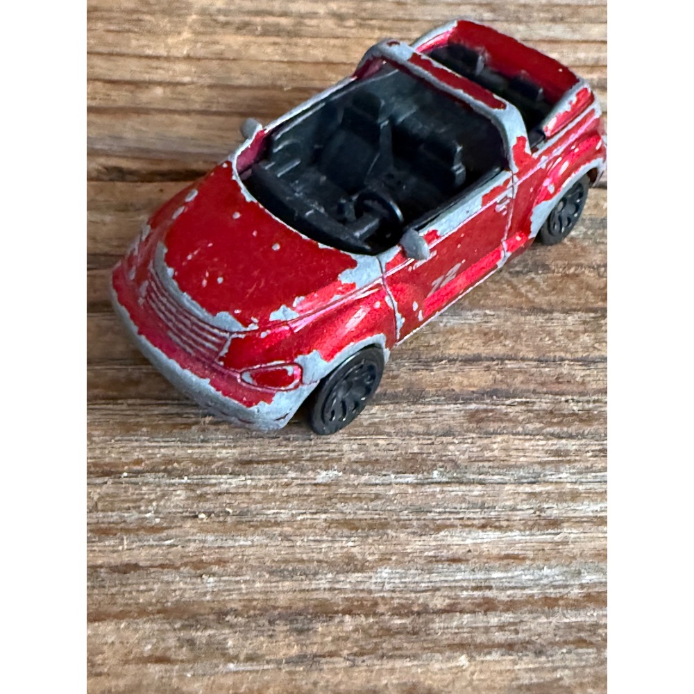 Y2K 2000s Matchbox Chrysler PT‎ Cruiser Convertible Red 1 60 Diecast Car Toy